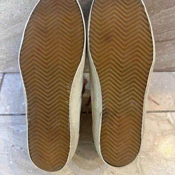 Golden Goose High-Top Sneakers - Gray and Pink with Leopard Detail - Picture 9 of 12